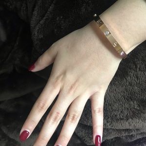 love inspired bracelet with screws